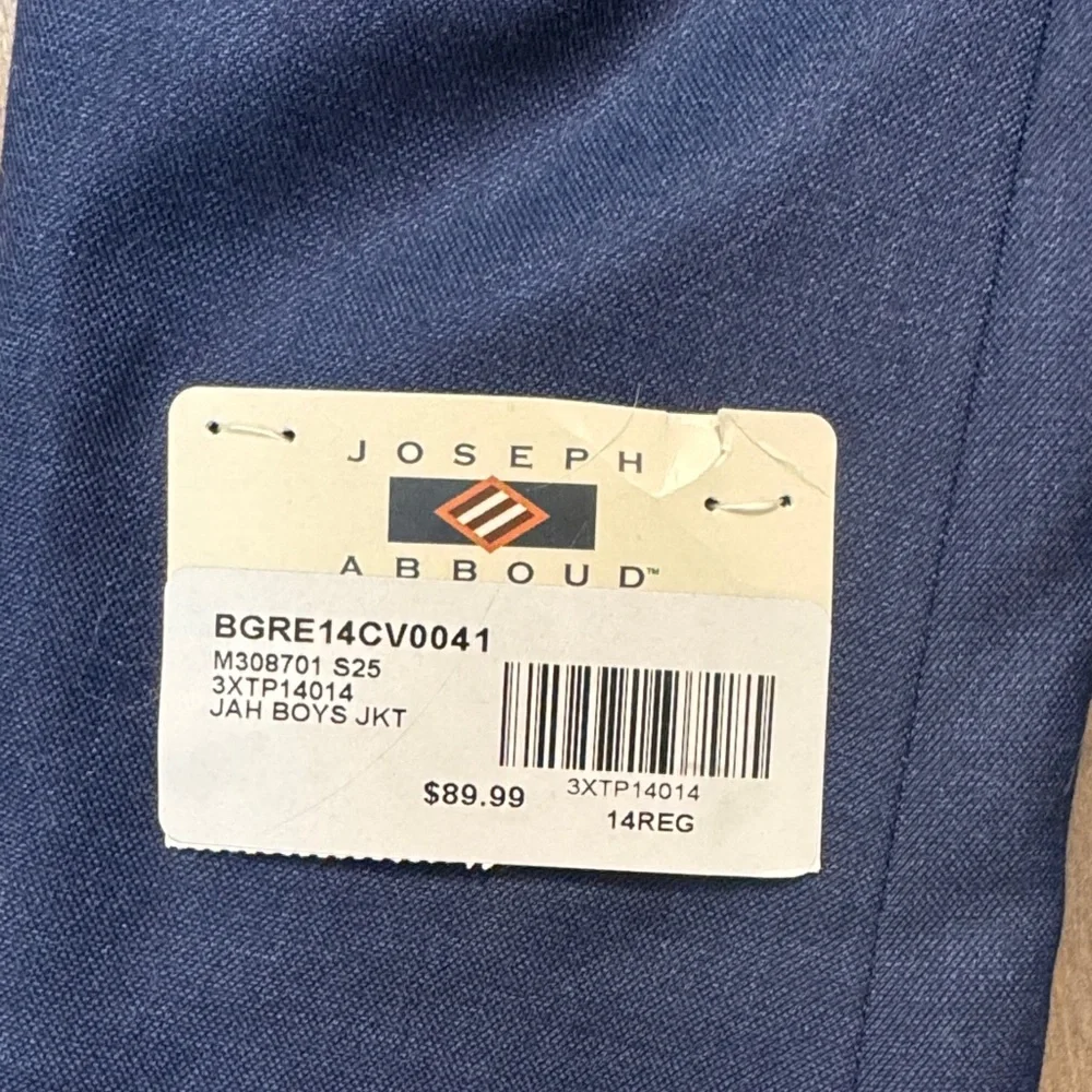 Joseph Abboud Dark Blue Blazer with Red Lining - Picture 4 of 4